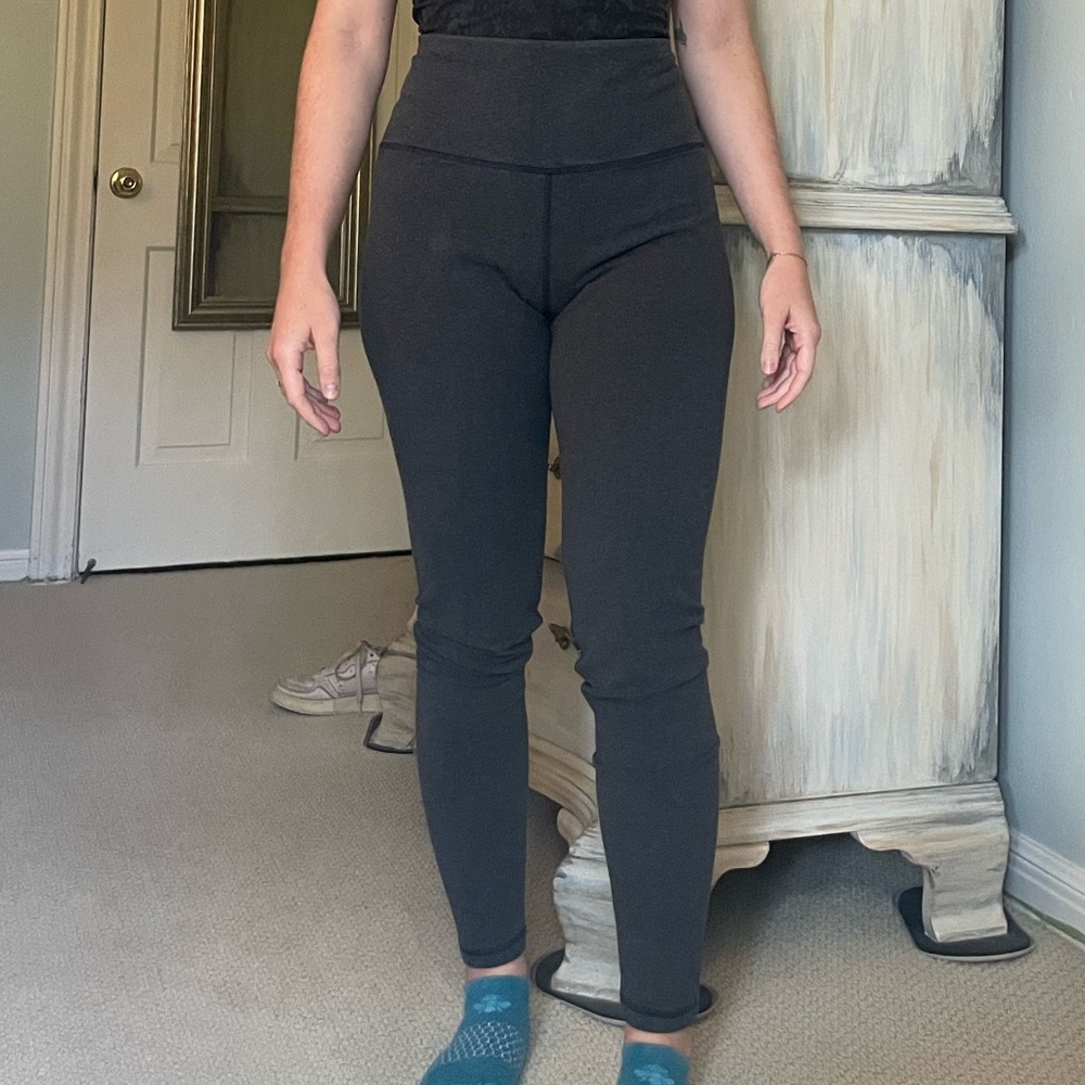 Lululemon gray cotton leggings